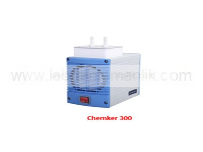 Chemker 300 Vakum Pompası, Kimyasala Dayanıklı ( Chemker Serisi ), Kapasite 18 Lt, 670 mmHg (89.3 kPa),  220V/50 Hz, 1450 rpm